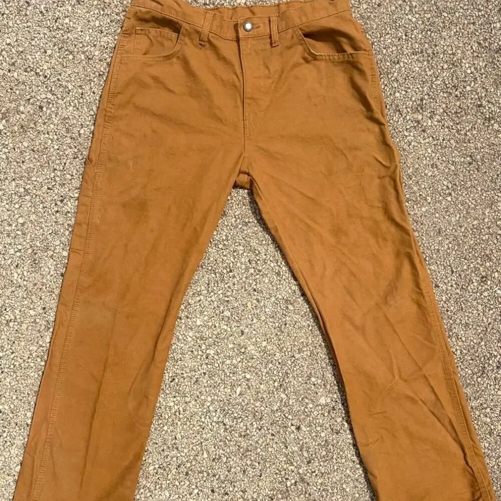 Dickies tan carpenter pants workwear Mens 32x30 Hammer Hold